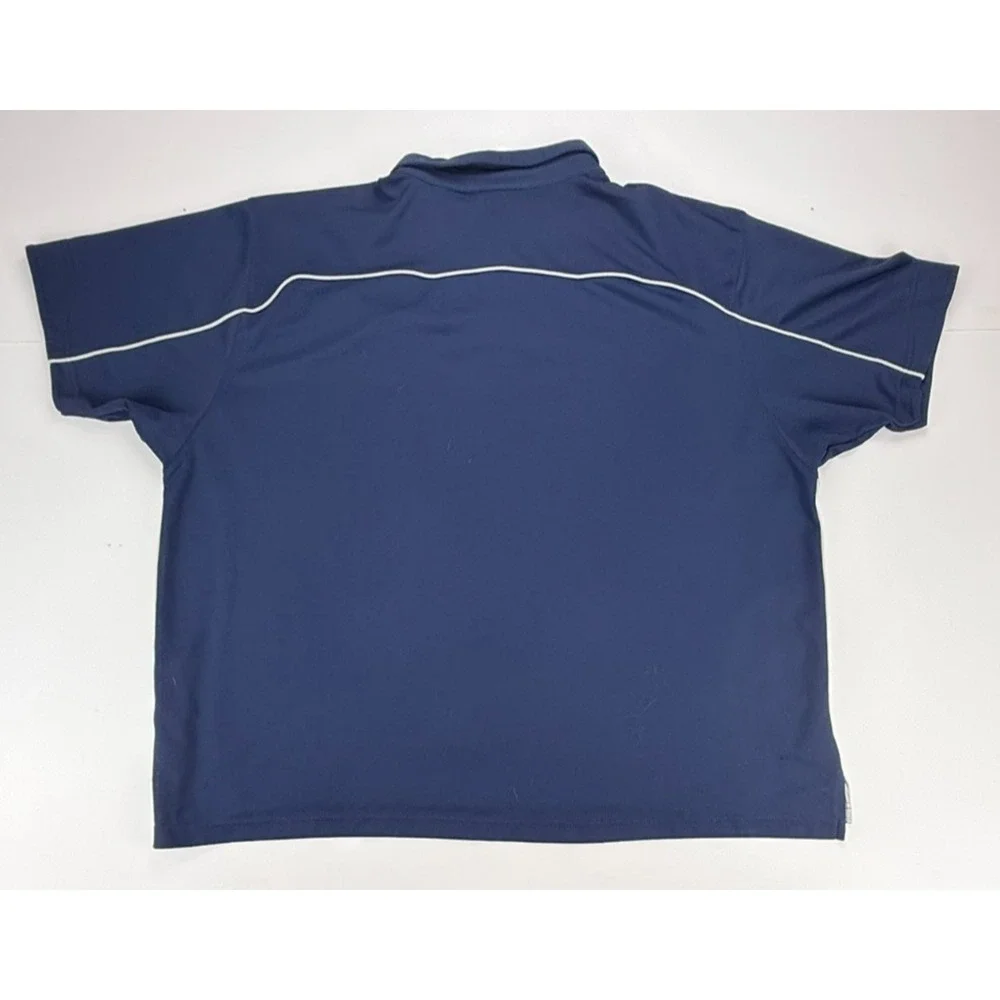 Genuine Stuff Penn State Polo Shirt Mens XXL Navy Blue Gray Nittany Lions Golf